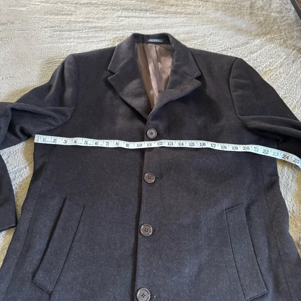 Cardinal of Canada Graham topcoat brown wool cashmere 42 / large